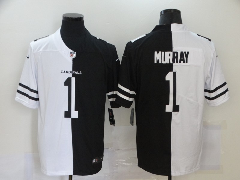 Men's Arizona Cardinals Kyler Murray #1 Black/White Jersey